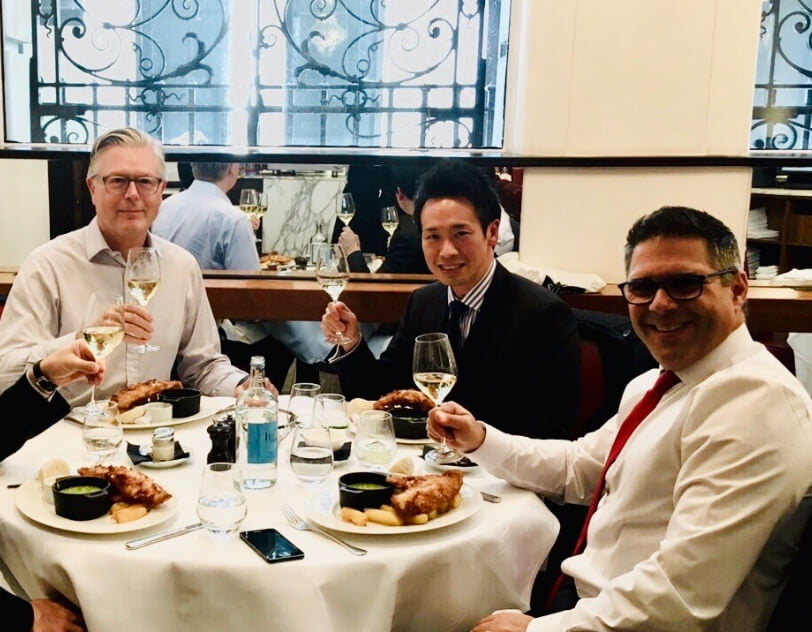 提携先パートナーとLUNCH