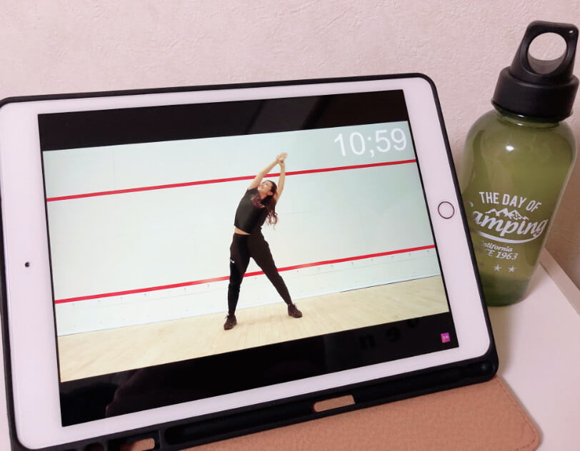 自宅で軽く運動