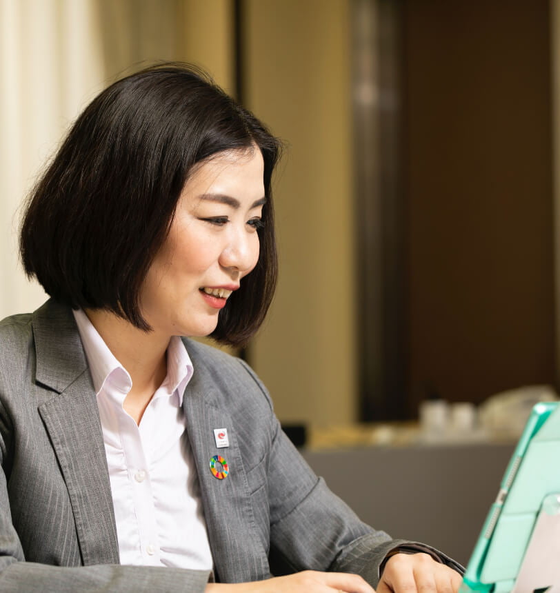 社長の打ち合わせに同席