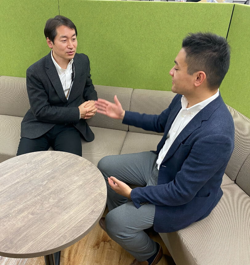 上司に仕事の相談や意見交換